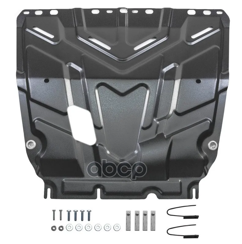 Защита Картера + Кпп + Комплект Крепежа, Сталь, Ford Focus 2015-, V - Все/Ford Focus 2005-2011, V - AutoMax арт. AM.1850.2