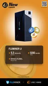 АК ПРОМО ПРЕДЛОЖЕНИЕ КУПИТЬ 2 ПОЛУЧИ 1 БЕСПЛАТНО Fluminer L1 (5,3 ГГц/1200 Вт)-DOGE&LTC&BEL