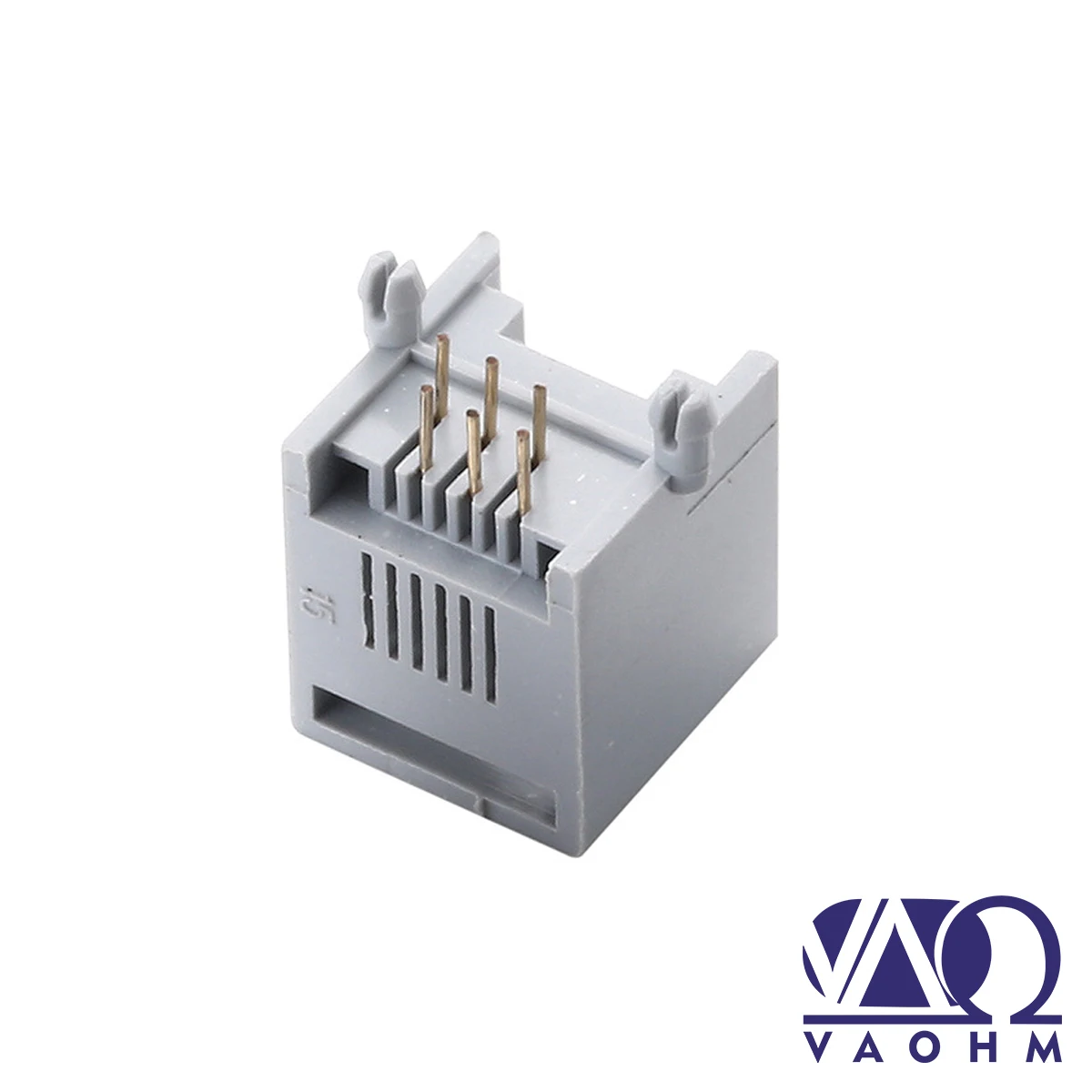 Фото VAOHM 10 шт. прямоугольная гнездовая телефонная розетка модульная розетка 6P6C 6P4C 6P2C - оптовая упаковка №5