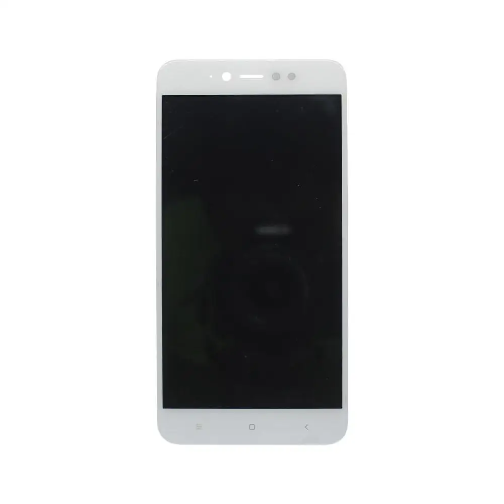 ЖК-Дисплей для Xiaomi Redmi Note 5A Prime в сборе с тачскрином Base белый, с сенсорным экраном, дигитайзер замена