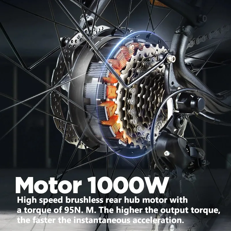 RX70 1500W45KMH 27,5-дюймовый электрический велосипед 48V20AH с литиевой батареей, горный электрический велосипед, мотоцикл для взрослых (art.: 3920d1d75ecd7) - 3920d1d75ecd7