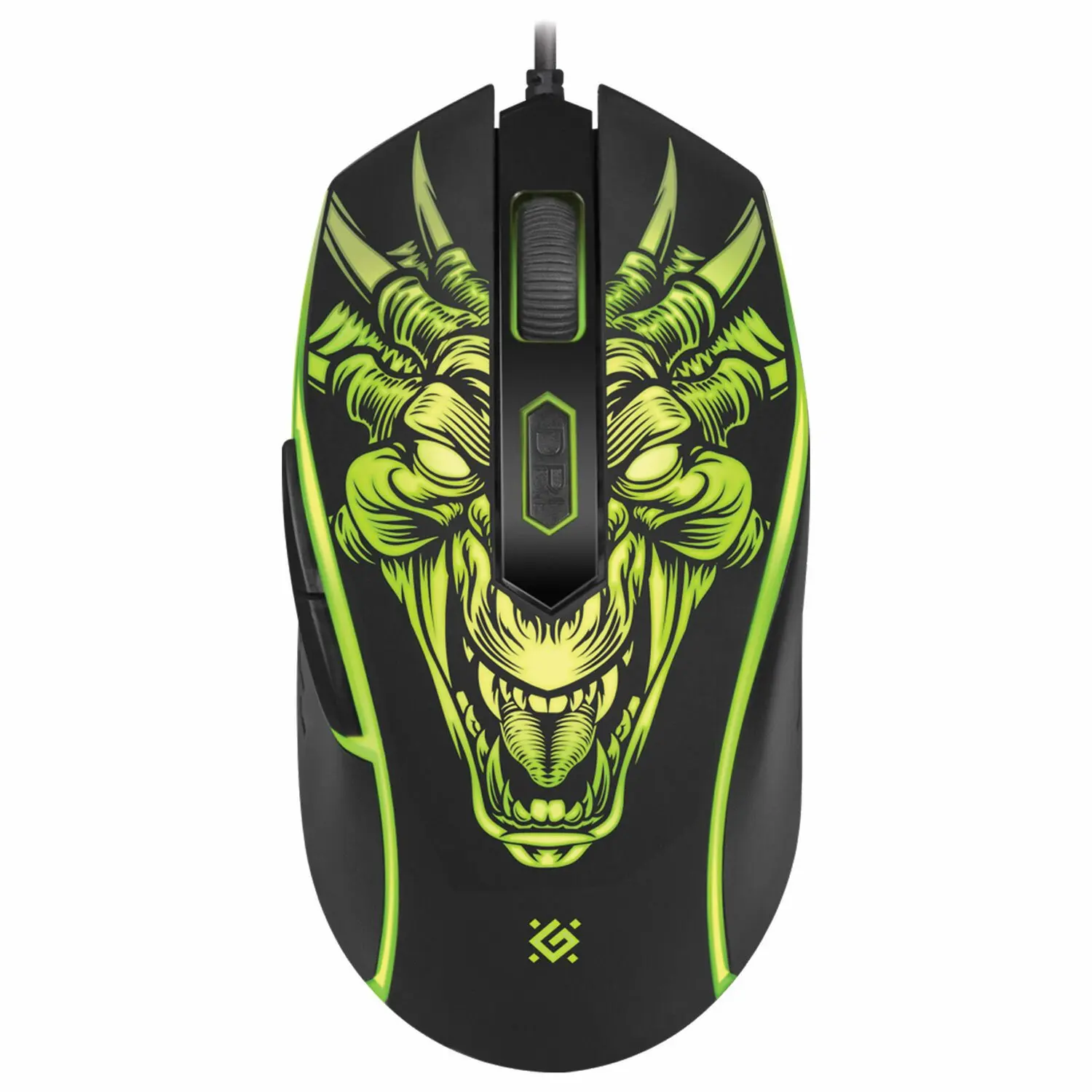 Фото Мышь проводная игровая DEFENDER Monstro GM-510L, USB, 5 кнопок + 1 колесо-кнопка, оптическая, черная, 52510 №4