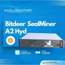 BN    Представляем Bitdeer SealMiner A2 Hyd!  ⛏️   Выпускной мощности для майнинга следующего уровня с SealMiner A2