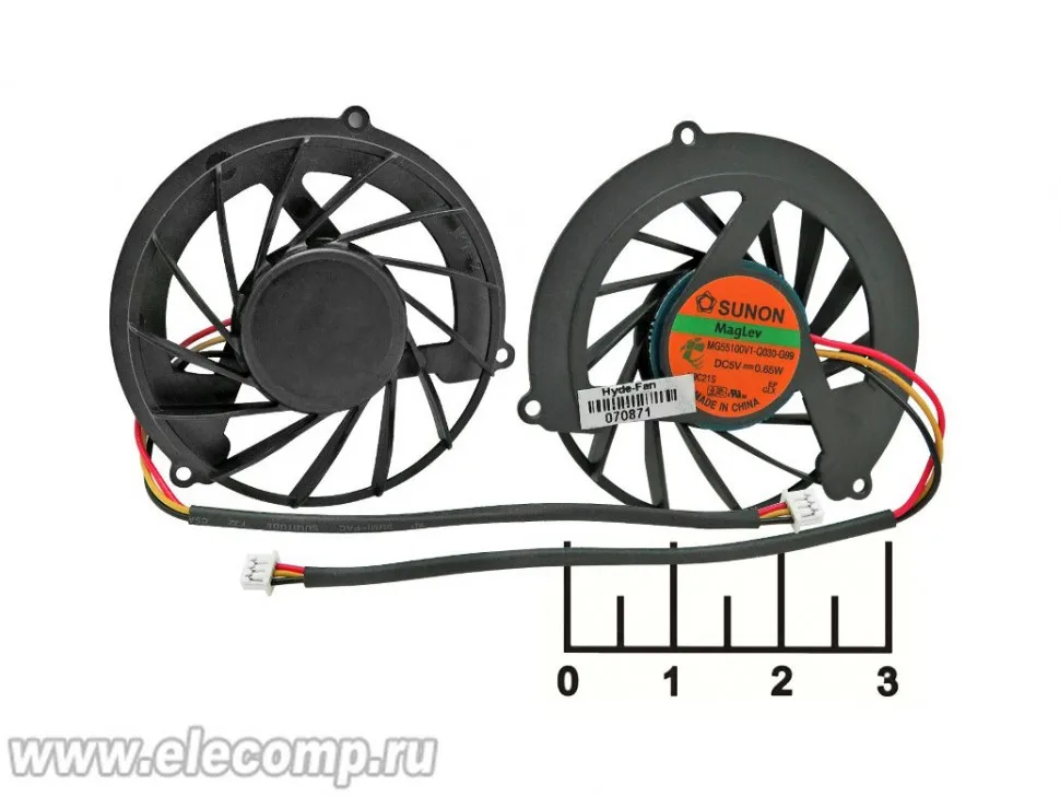 Вентилятор 5V 0.13A MG55100V1-Q030-G99 для ноутбука Acer Aspire 4535/4535G (050-0141) (3pin)