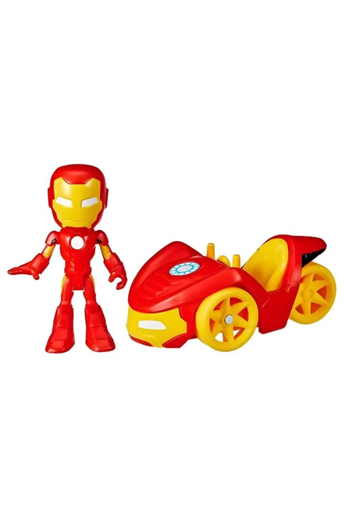 Детские фигурные игрушки MARVEL Спайди и Его Удивительные друзья Транспортное средство и фигурка Гура Железный Человек F7458