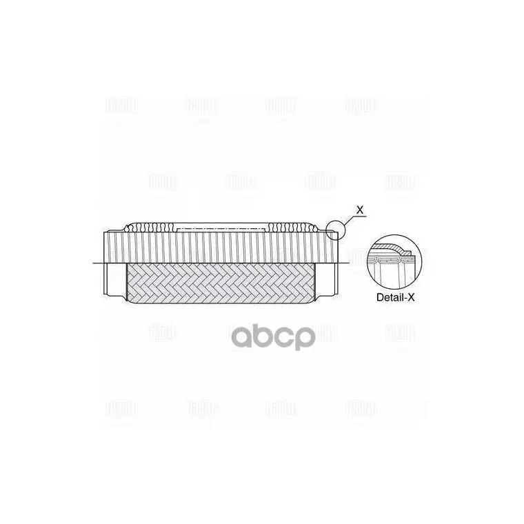 Виброкомпенсатор Вых. Трубы (Гофра) 60x280 Interlock (Fti 0068) Trialli арт. FTi0068