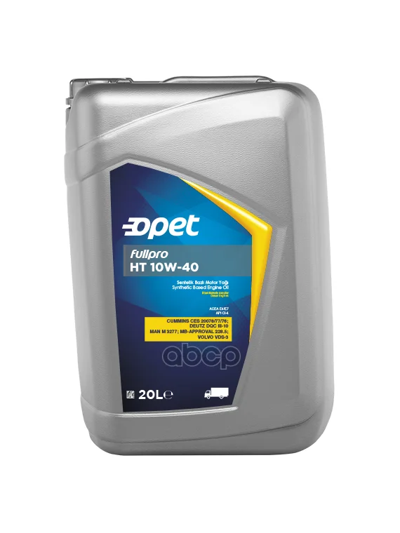OPET 10w-40 Fullpro Ht Ci-4 • E4/E7 (Синт. Мотор. Масло) 20л