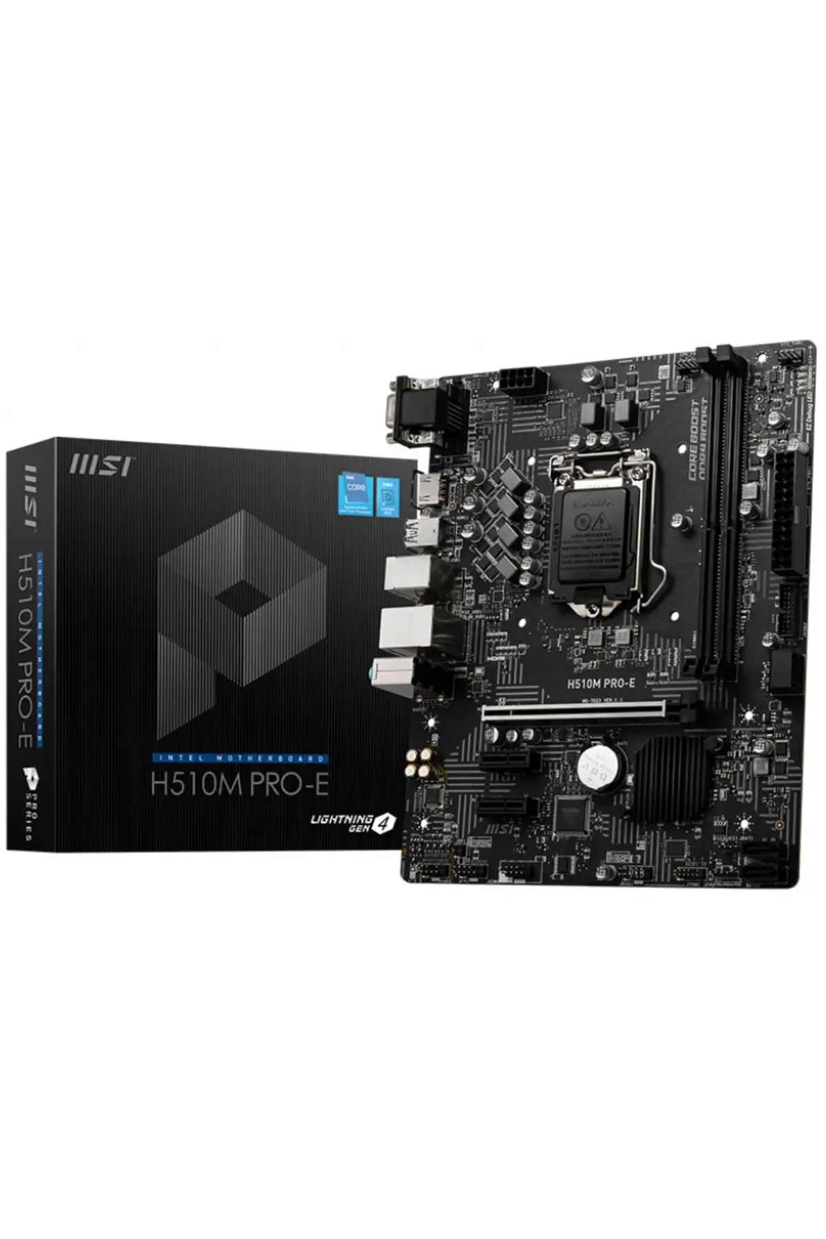 MSI -  H510m Pro-e Ddr4 M2 Pcie Nvme Hdmi Pcie 16x V4.0 1200p V2 Matx