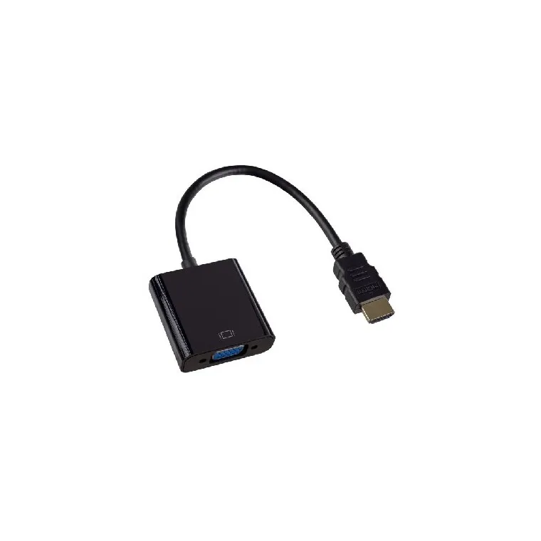 Переходник PERFEO A7022 HDMI A вилка  VGASVGA розетка, черный