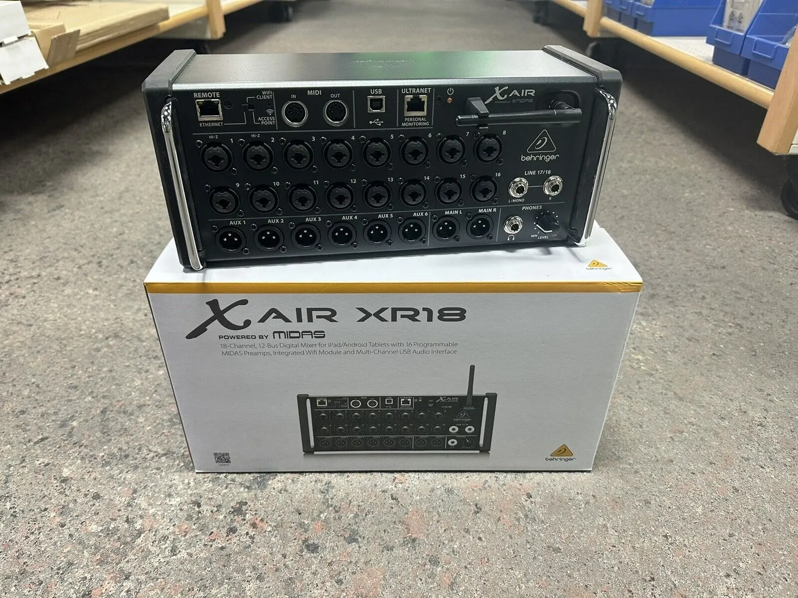 100% лучшая сделка продажи Behringer X Air XR18 18-канальный планшетный цифровой миксер