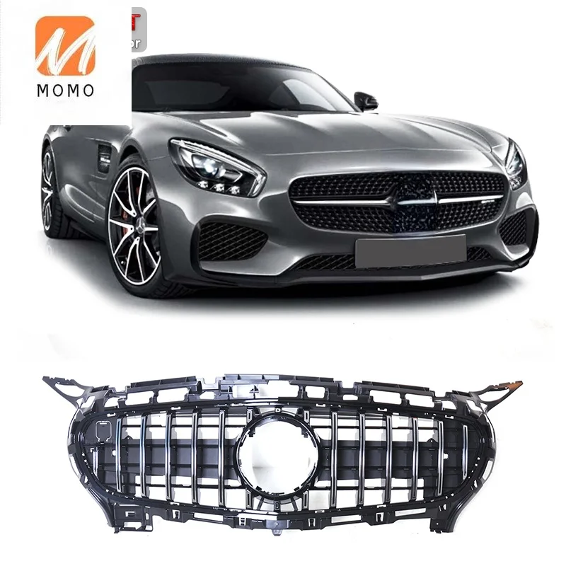 Фото Автомобильный гоночный гриль panamerica GT style, решетка для Mercedes C190 AMG GTs 2 door 2015-2016 benz GT50 GT53 GT63 №2