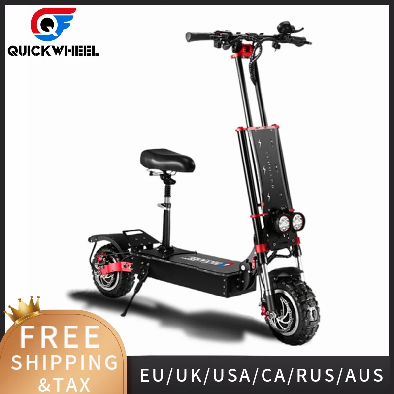 Quickwheel Explorer Pro 11 дюймов 13 дюймов складной электрический скутер для взрослых