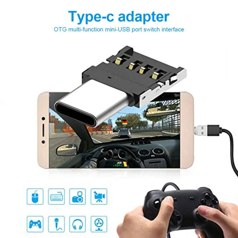 Фото Многофункциональный преобразователь с USB на Type-c OTG, адаптер с USB интерфейсом на Type-c, адаптеры, интерфейс Micro-transfer для Huawei, Xiaomi №2