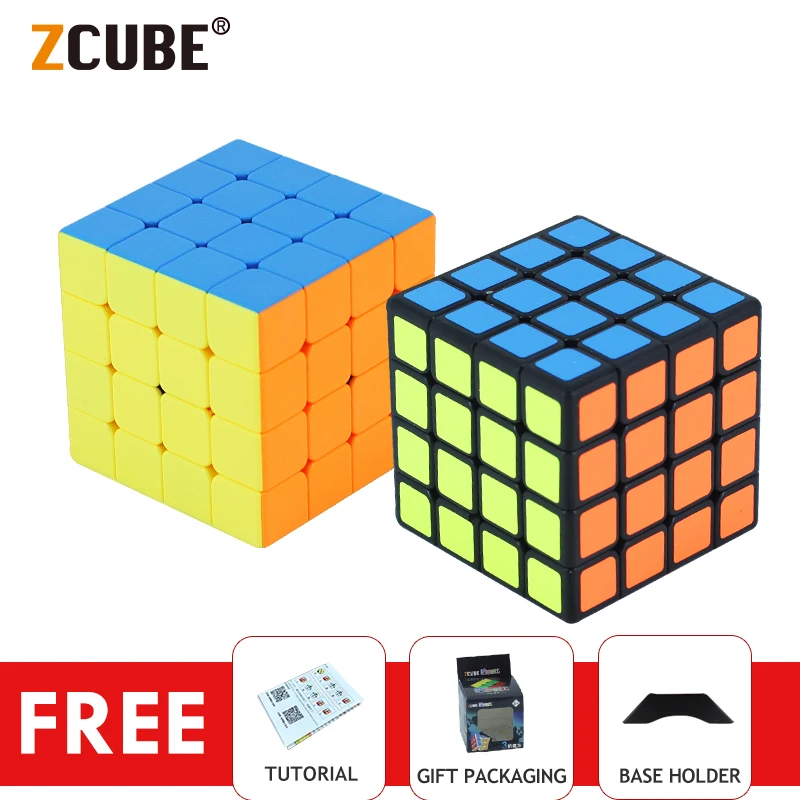 ZCube 4x4 магический скоростной куб головоломка Стиллер мини модель 4x4 Профессиональный Супер куб игры игрушки для детей