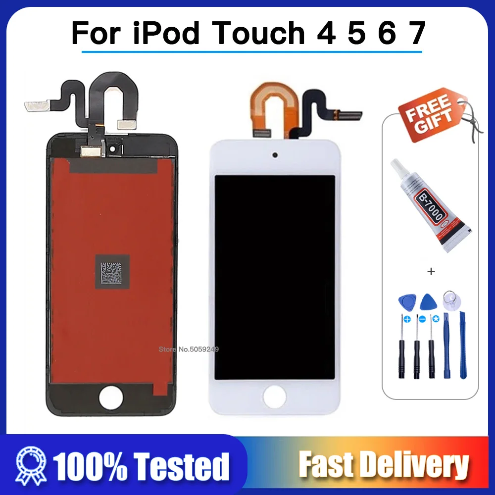 Оригинальный ЖК-дисплей для iPod Touch 5 4 6 7 5th, внешний дисплей для iPod Touch 6 6-го поколения, замена