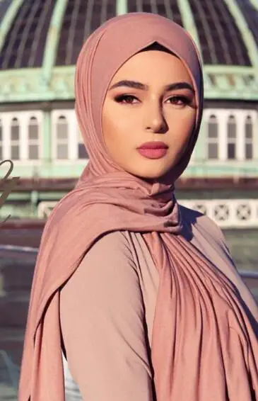 Волшебный шарф Джерси Hijabs простая шаль мягкие и эластичные шали и шарфы 10 шт.лот (art.: 3920b249fa9d7) - 3920b249fa9d7