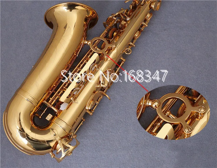 Фото Горячий бренд KUNO KTS-902 Tenor саксофон Bb плоский лак металлический музыкальный инструмент профессиональный чехол с перчатками Бесплатная доставка №4