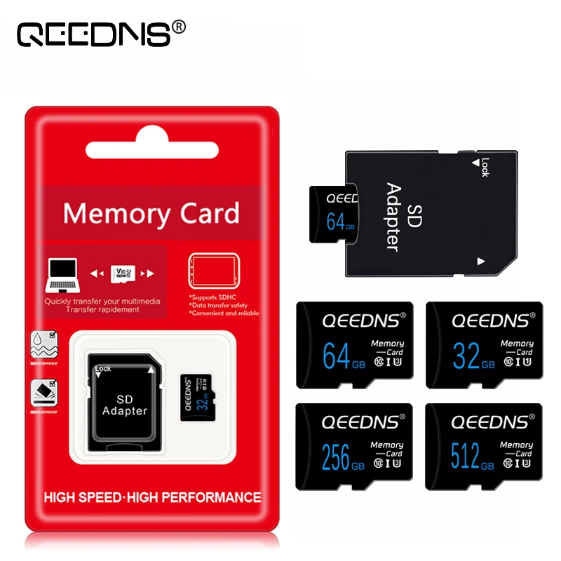 Высококачественная черная карта памяти 128 ГБ 64 ГБ 32 ГБ U3 Flash SD Micro card 256 ГБ cartão de memória 512 ГБ Class10 sd карта памяти (art.: 3920cbb59aa55) - 3920cbb59aa55
