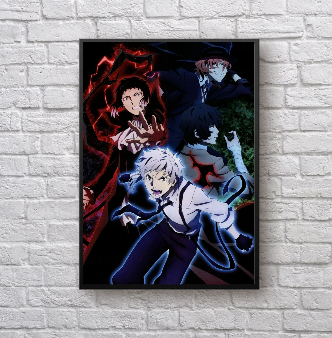 Bungou бродячие собаки Chuuya аниме постер для дома картины для украшения стен (без рамки)