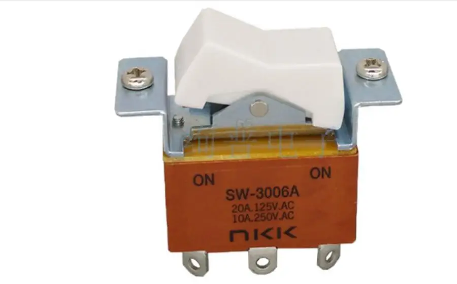 SW-3006A SW3006A DPDT 20A Кулисный переключатель Вкл-Вкл Переключатель NKK
