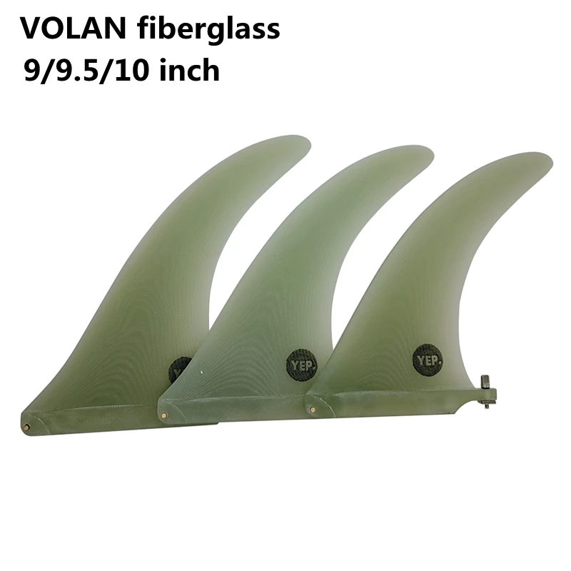 Плавники для серфинга VOLAN из стеклопластика, длина 9/9, 5/10 дюйма, плавник для серфинга, зеленый плавник для серфинга, плавник для серфинга, длина 9/9, 5/10