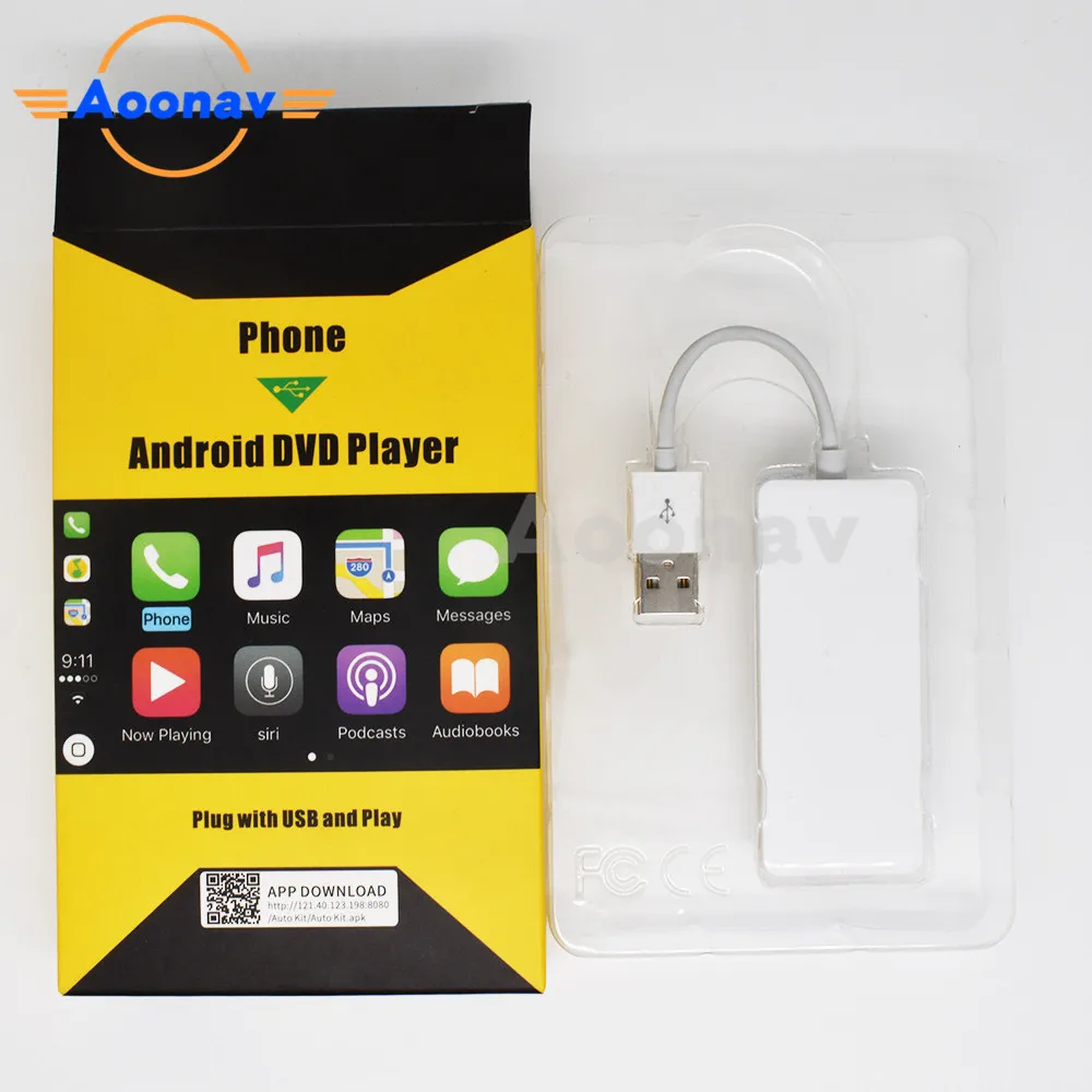 Адаптер Carplay, ключ USB Smart Link, Apple CarPlay, для Android, навигационный плеер, мини USB, карта Carplay, с Android Auto