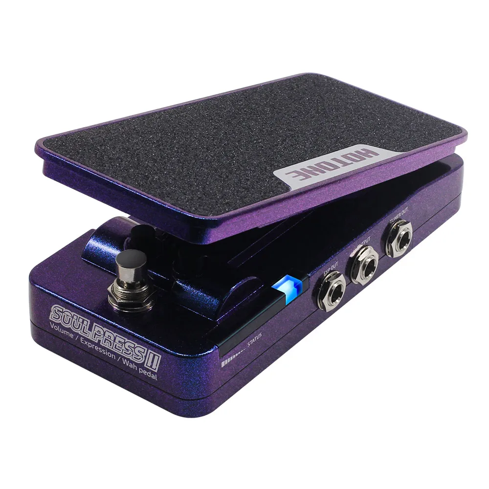 Hotone Soul Press II 4 в 1, переключаемая педаль эффектов пассивного выражения Wah Active Volume с видимыми индикаторами положения педали