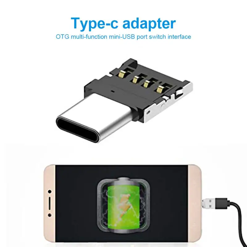Многофункциональный преобразователь с USB на Type-c OTG, адаптер с USB интерфейсом на Type-c, адаптеры, интерфейс Micro-transfer для Huawei, Xiaomi