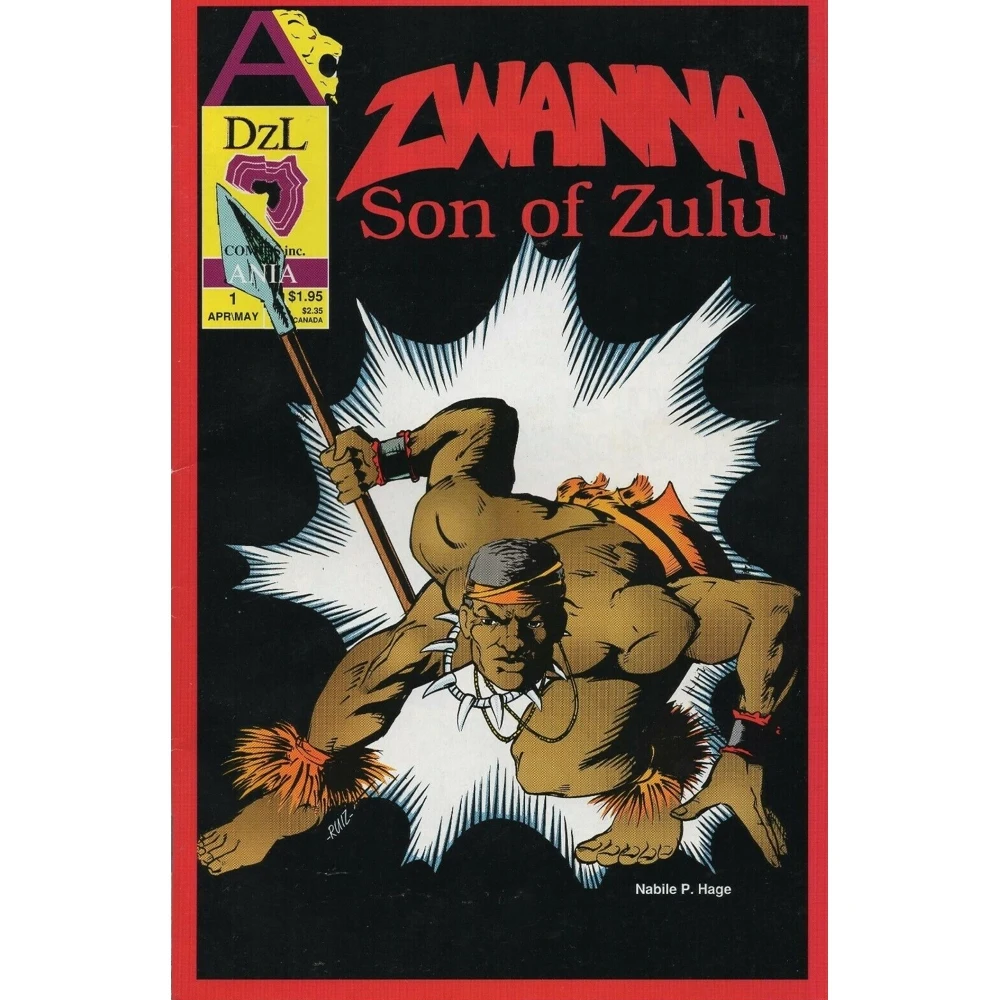 Zwanna Son of Zulu Vol.1 №1. США Апрель 1993. Оригинальный комикс на английском языке