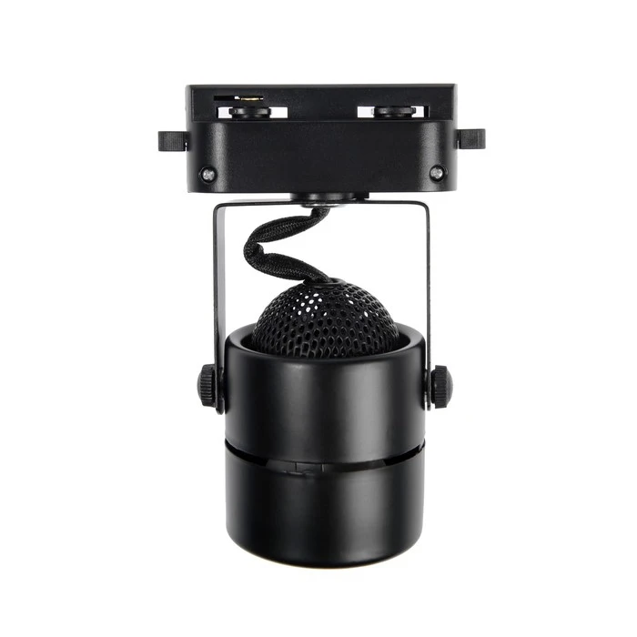 Фото Трековый светильник Luazon Lighting под лампу Gu5.3, круглый, корпус черный №3