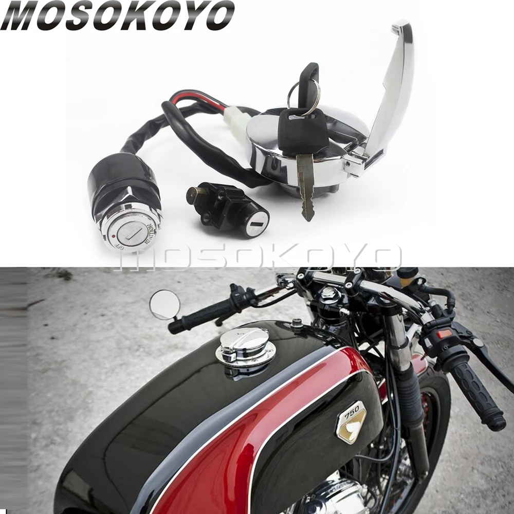Комплект замков для бензинового бака Honda CB CM CL GL VLX CBT125 FL350R VF500F