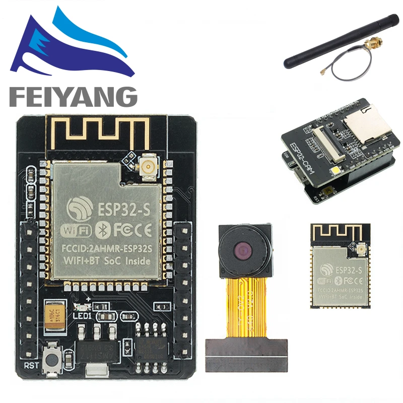 Детская макетная плата с модулем Wi-Fi ESP32, с модулем камеры OV2640, 5 В, Bluetooth, с поддержкой Wi-Fi, для самостоятельной сборки