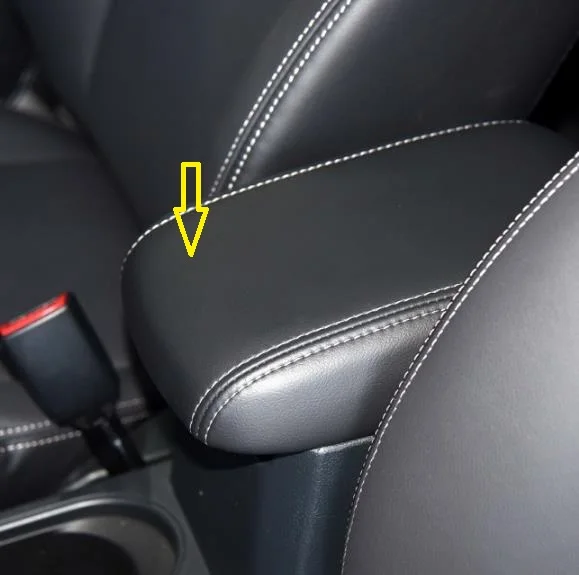 Чехол для подлокотника Subaru XV 2012-2018 из микрофибры и кожи под заказ, прямая установка для Subaru Forester 2008-2018