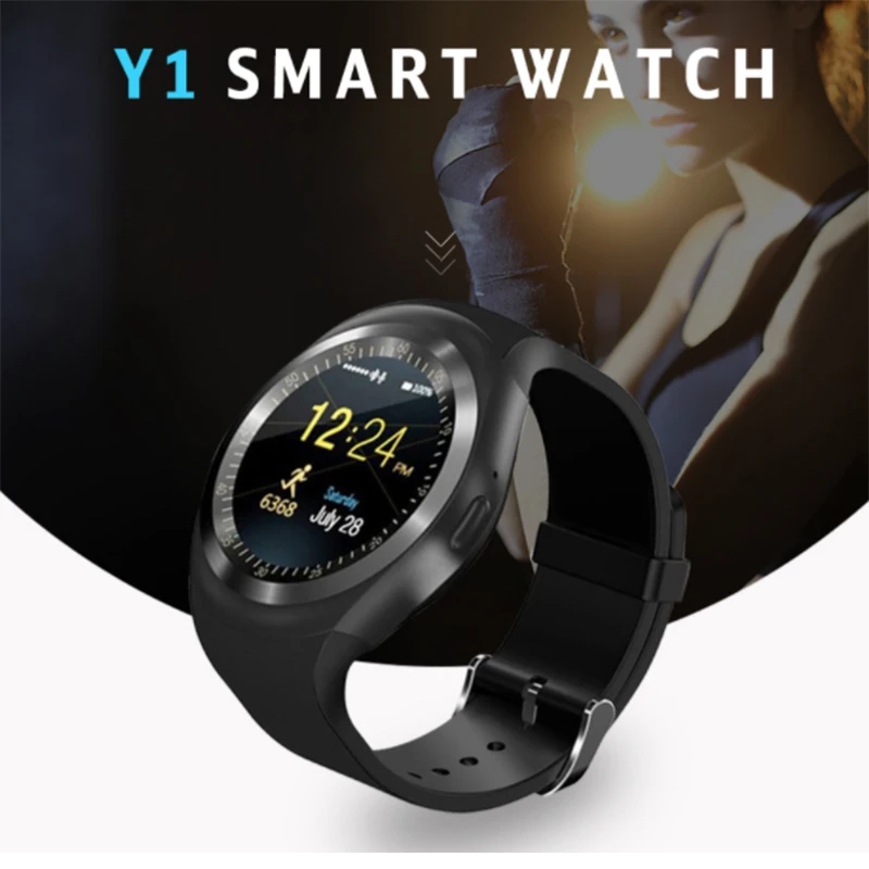 Смарт-часы Relogio для детей, Bluetooth Y1, GSM, Sim, камера