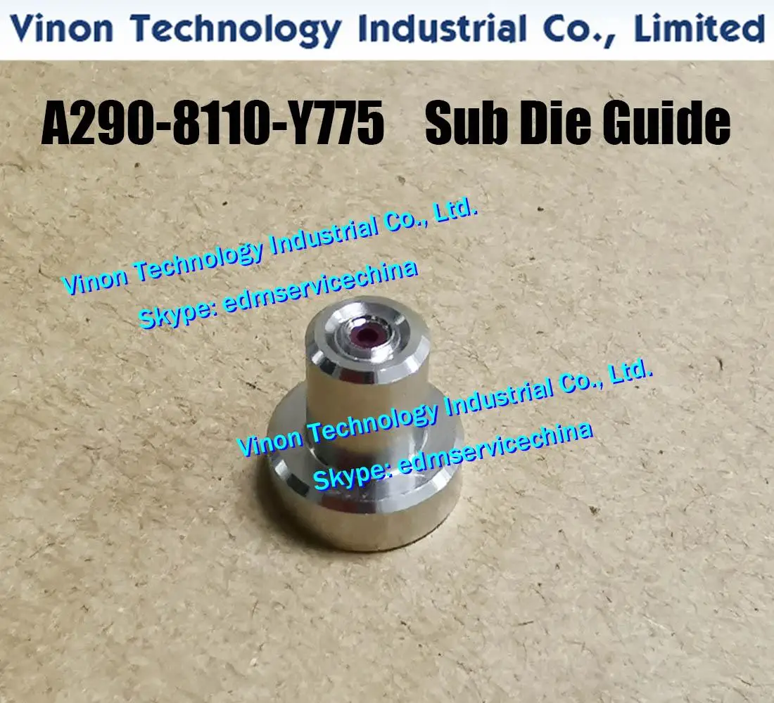 A290-8110-Y775 Направляющая нижнего вспомогательного матрицы Ø 1,0 мм (рубинового типа) для Fanuc 0iA,0iB,0iC,1iA,1iB,1iC без AWF. Направляющая для матрицы EDM A2908110Y775, (art.: 3920cf99ff97f) - 3920cf99ff97f