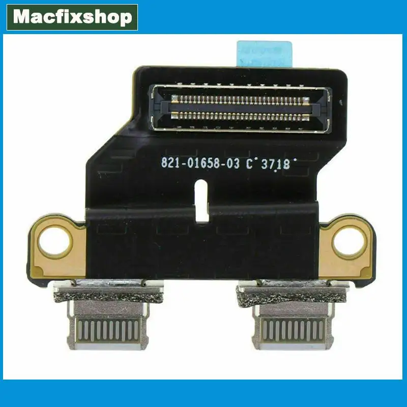 Фото Разъем USB-C для ноутбука, разъем постоянного тока типа C 821-01658-A для Macbook 13 дюймов A1932 A2179 A2337 821-01658-03 821-01658 2018 2019 2020 №2