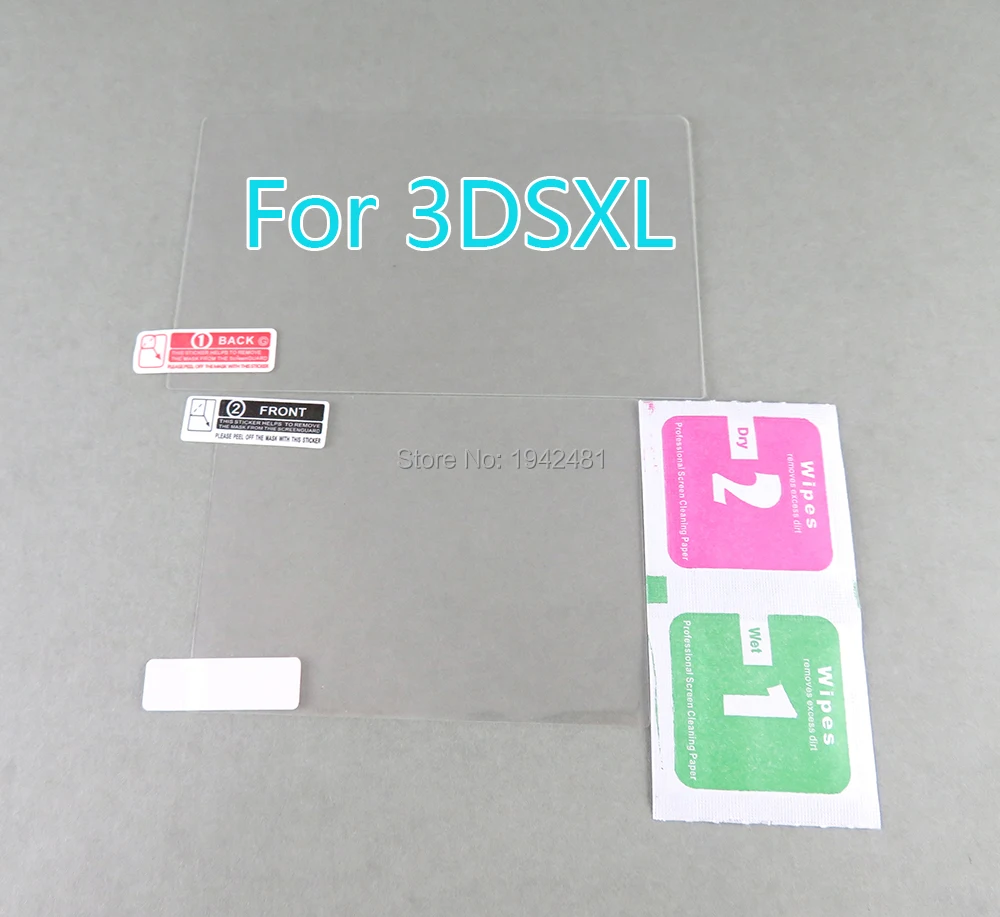 20 комплектов закаленного стекла для Nintendo 3DS XL LL 3DSXL 3DSLL 3 DS UP + Защитная пленка для экрана игровой консоли