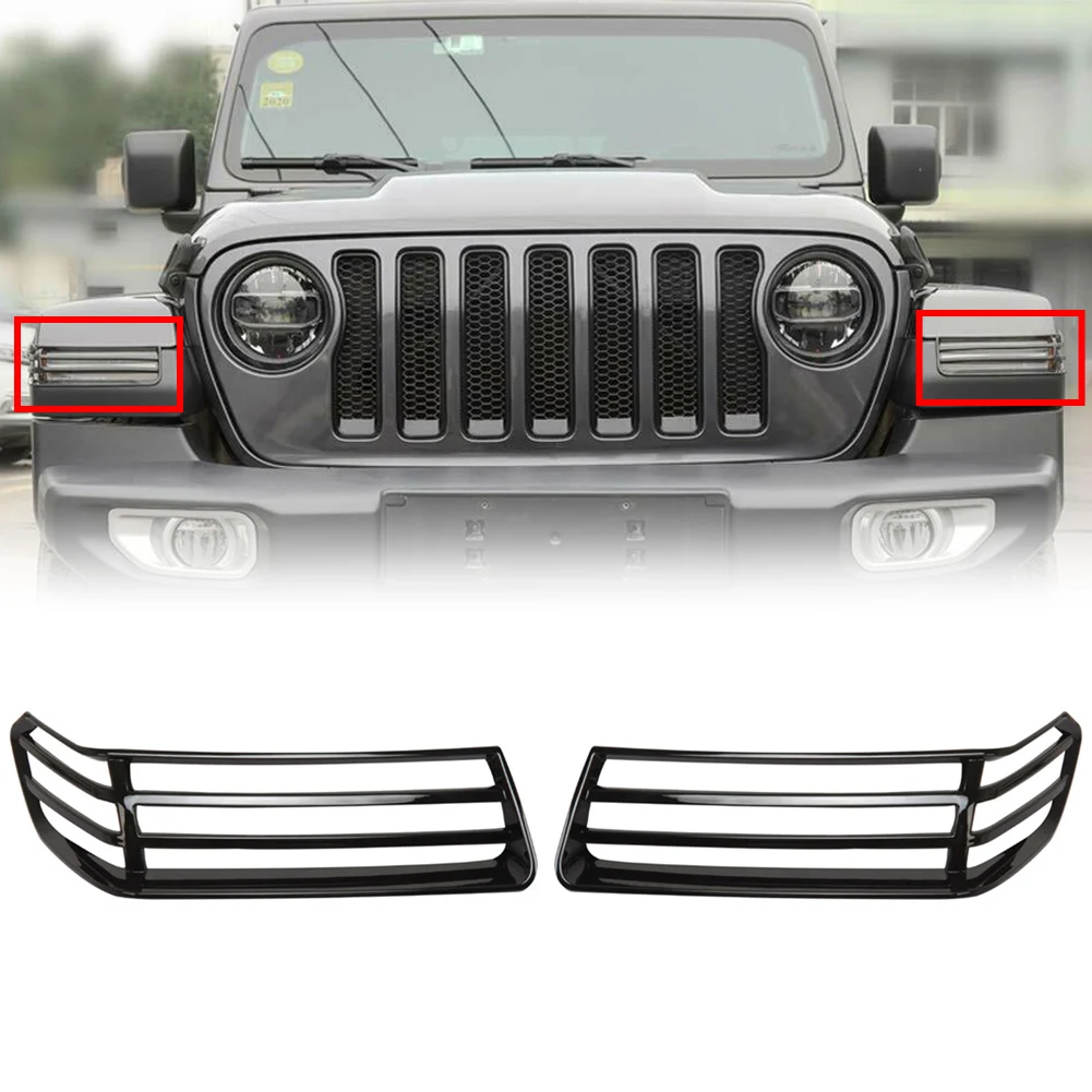 Аксессуары для Jeep Wrangler JL, 2 шт., 2018, 2019, 2020, переднее колесо, брикет, Декоративная Обшивка, аксессуары для стайлинга автомобиля