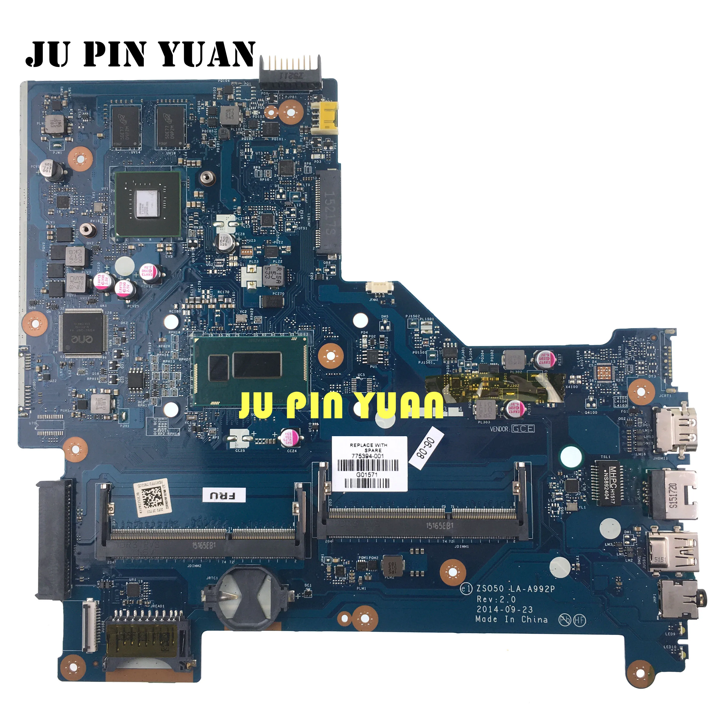 Материнская плата для ноутбука HP 15-R 15-S, 775394-001, 775394-501
