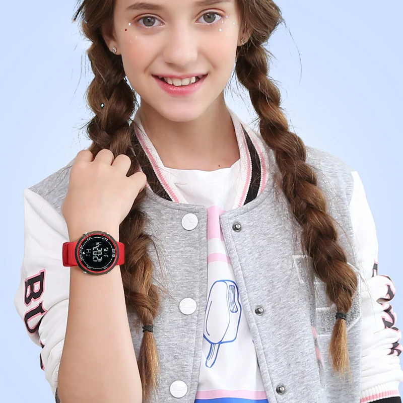 Оригинальные детские часы Disney Micky Cuties, многофункциональные спортивные цифровые наручные часы унисекс для мальчиков и девочек, молодежные студенческие часы со светодиодной подсветкой (art.: 3920cfb633ce8) - 3920cfb633ce8