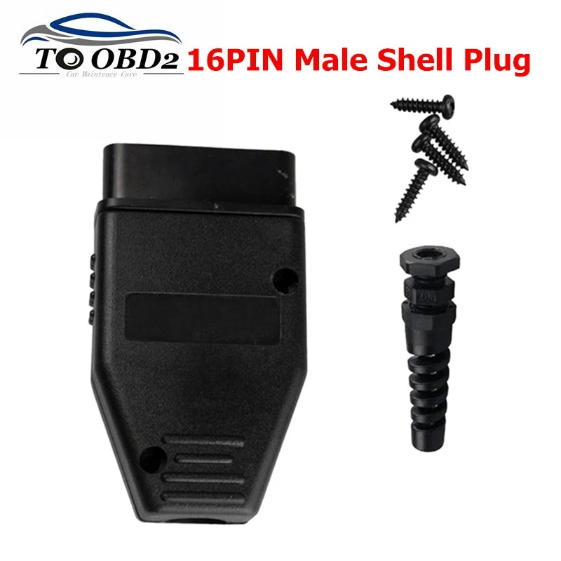 16-контактный штекер OBD OBD2, адаптер OBD II OBDII, коннектор j1920 OBD2