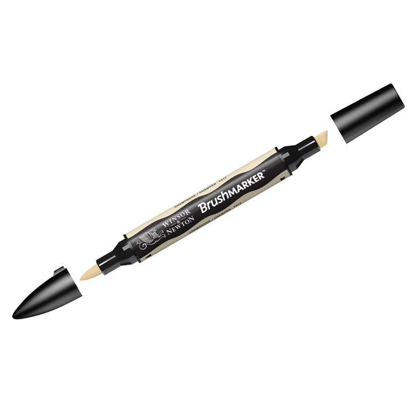 Фото Маркер-кисть художественный двухсторонний Winsor&Newton Promarker Brush, спиртовой, пулевидный/кисть №3