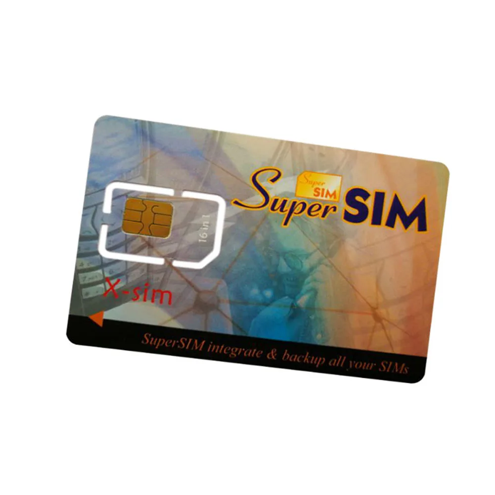 16 в 1 Max SIM-карта мобильный телефон супер карта резервный сотовый телефон аксессуар THJ99