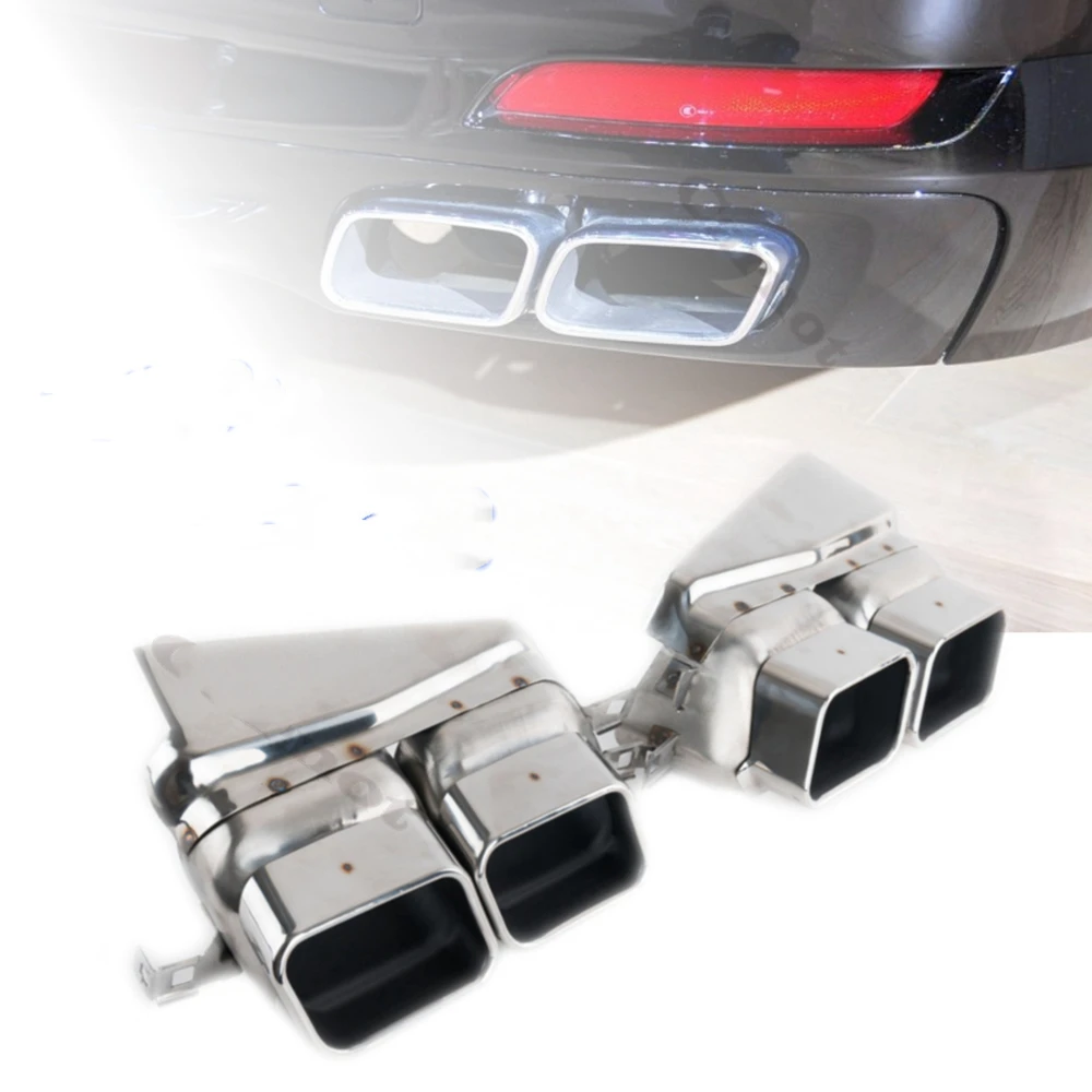 Наконечник заднего глушителя автомобиля для BMW 7S F02 до 760 304 2010-2015, квадратный стиль, выхлопной воздуховод, выхлопная труба (art.: 3920cf8a740ea) - 3920cf8a740ea