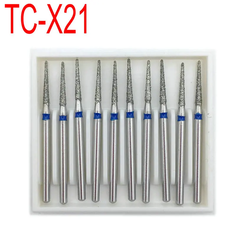 10 шт./кор. Dental Diamond FG высокоскоростные боры FG 1,6 мм дрель для полировки зубных шлифовальных машин