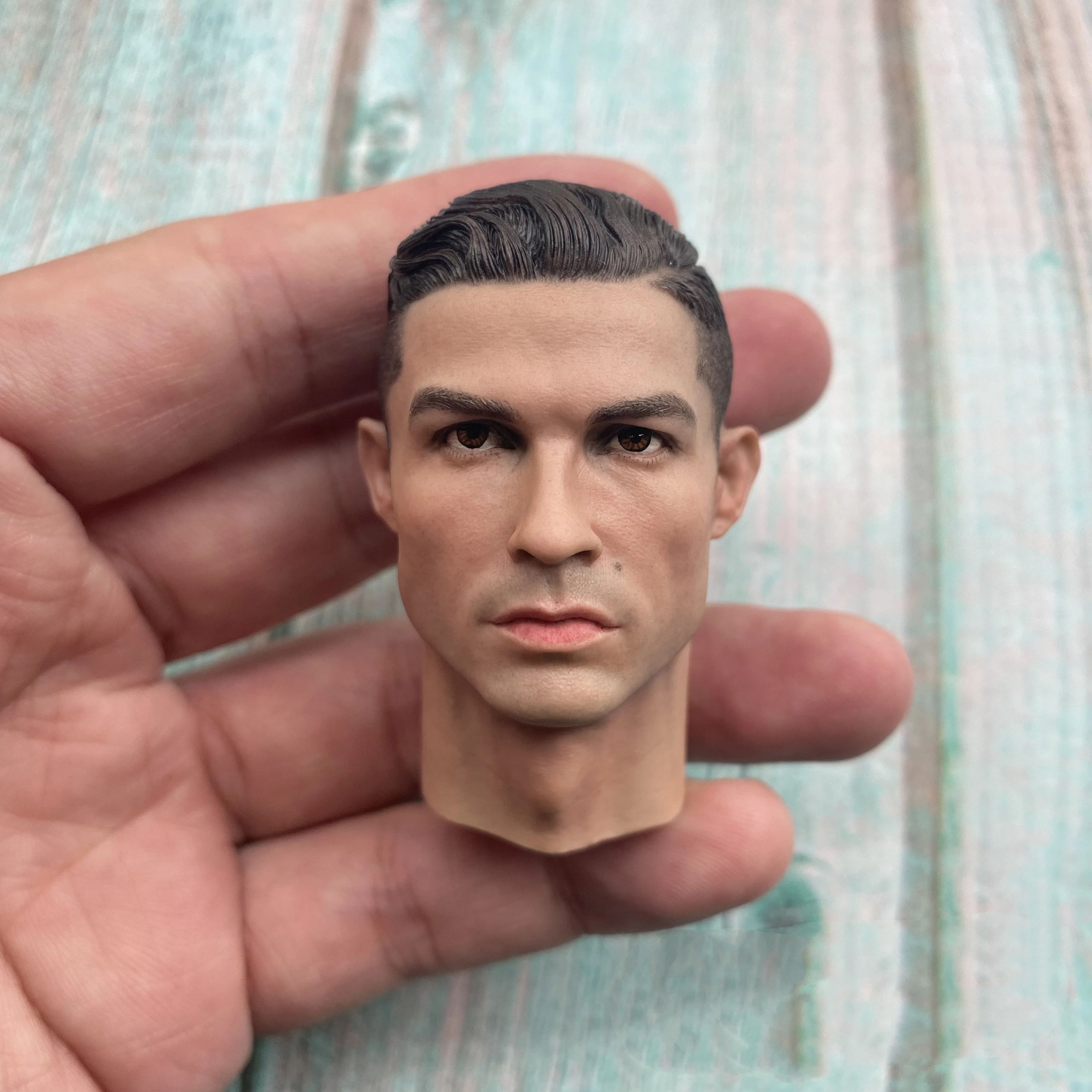 Масштаб 1/6, успокаивающая Криштиану Роналду CR7, скульптурная модель головы, сделай сам, 12 дюймов, фигурка футболиста, кукла