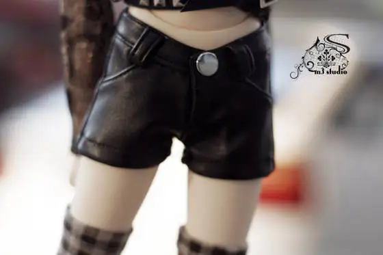 Кожаные шорты для куклы BJD 1/6 1/4 1/3 для BJD/SD MSD SD13 Girl SSDF ID75 Одежда для дяди не включает куклу и другие аксессуары