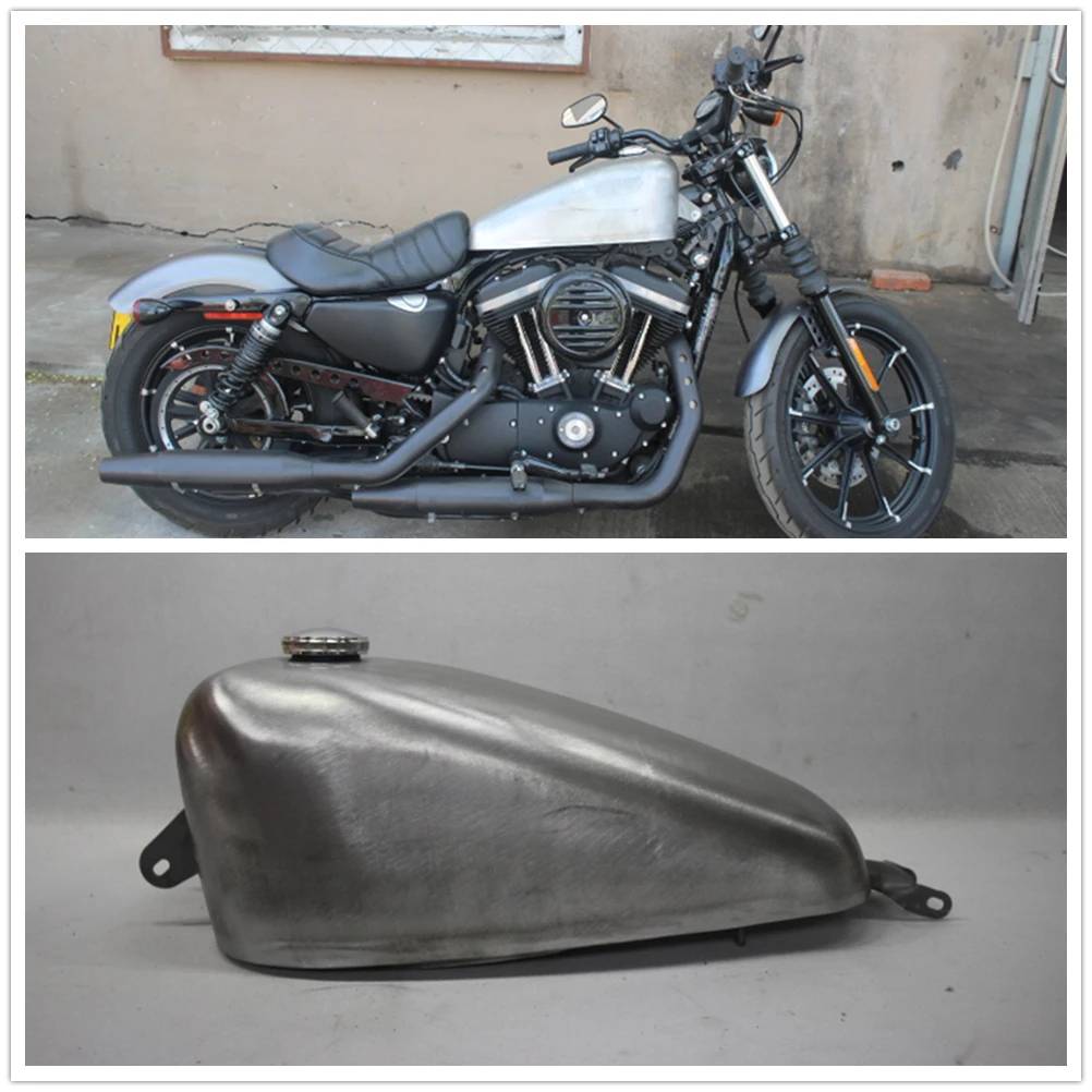 10л мотоциклетный бензиновый топливный бак с крышкой для Harley Davidson Sportster X48 883N 1200C