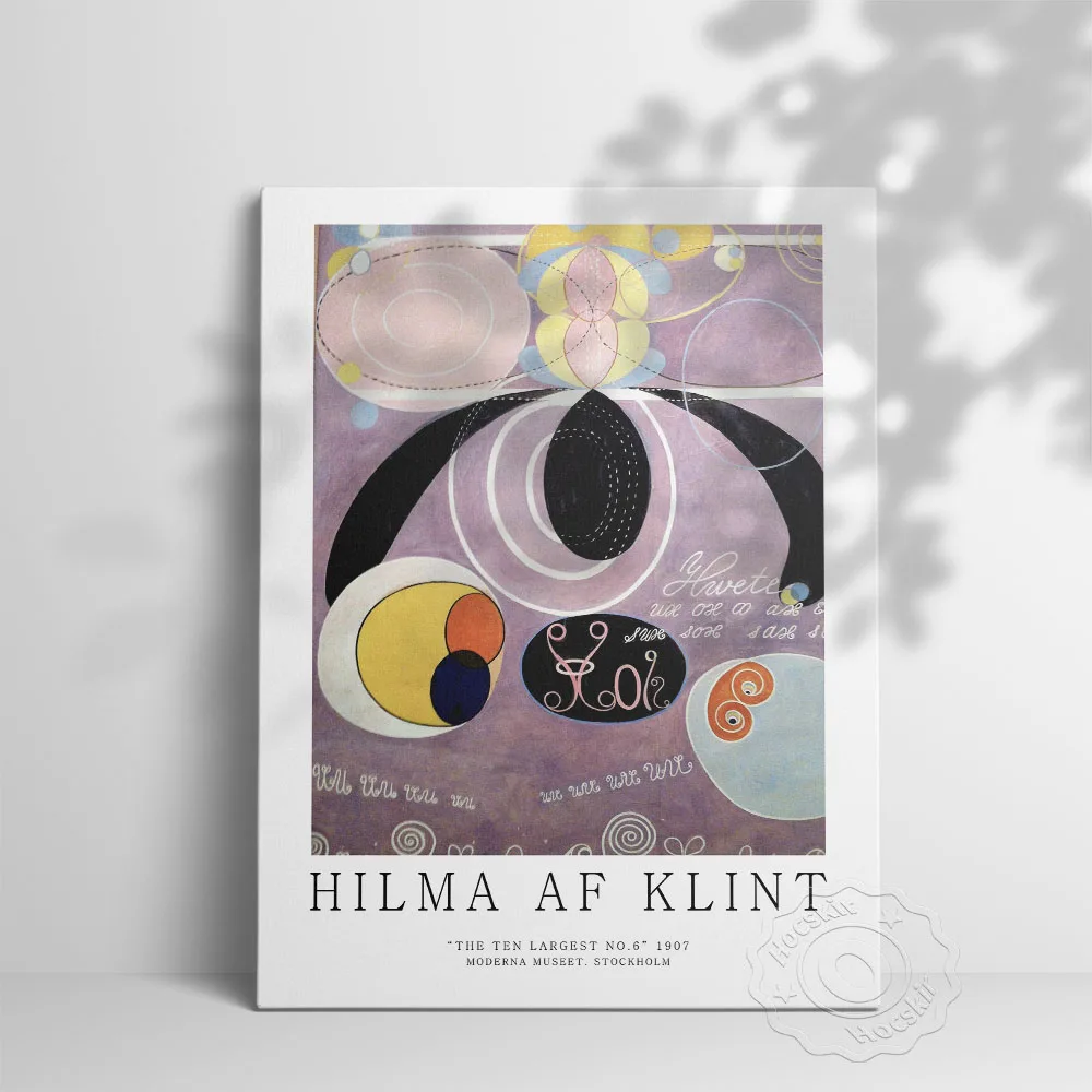 Плакат с принтами на холсте Hilma Af Klint, винтажное искусство Hilma Abstrct, постер музея выставки Af Klint, домашний декор, настенная картина в стиле ретро