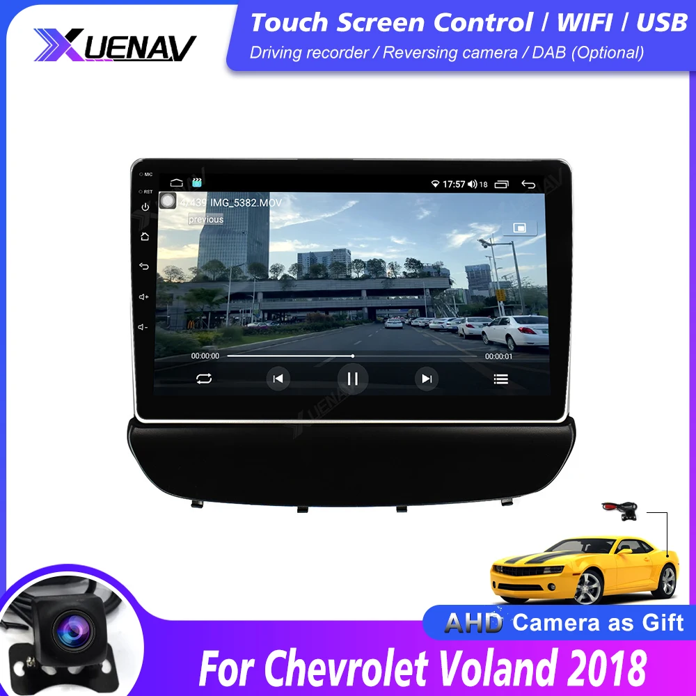 Автомагнитола 2 Din с GPS-навигацией для Chevrolet Voland 2018, автомагнитола, мультимедийный DVD-плеер с GPS-навигацией для Chevrolet